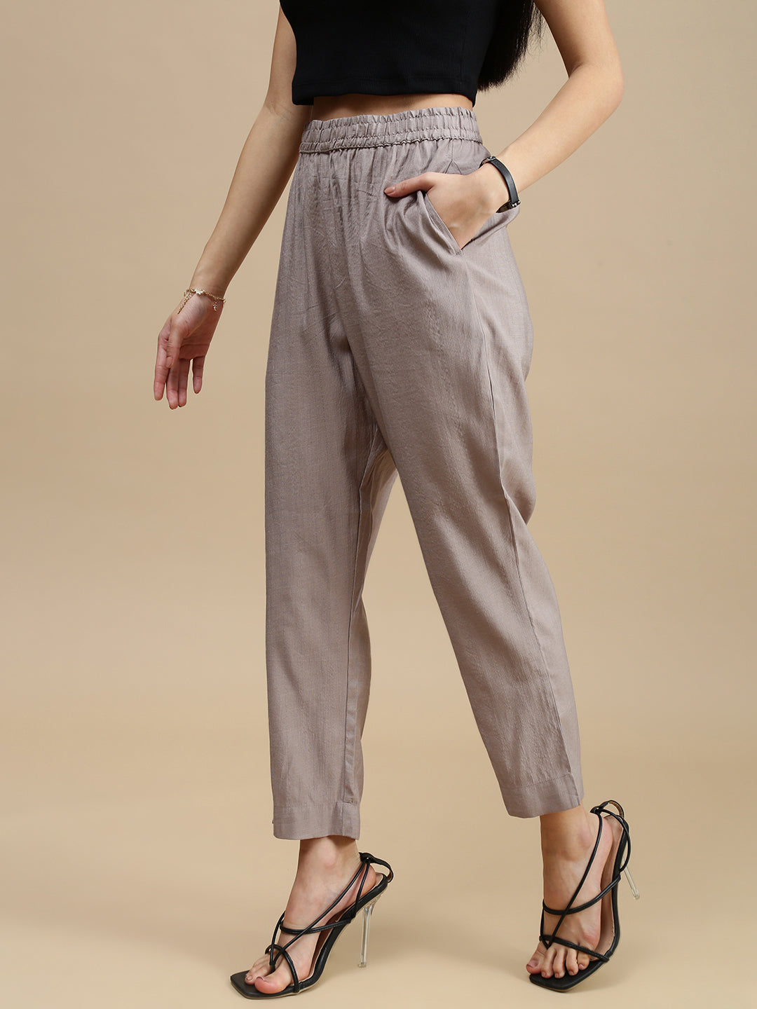 De Moza Women Festive Pants Copper