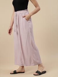 Flared Palazzo-Dusty Rose