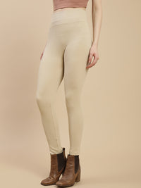 De Moza Women Winter Leggings Beige