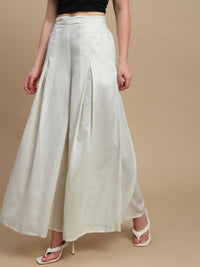 De Moza Women Casual Palazzo Natural - De Moza