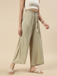 Flared Palazzo-Golden Beige