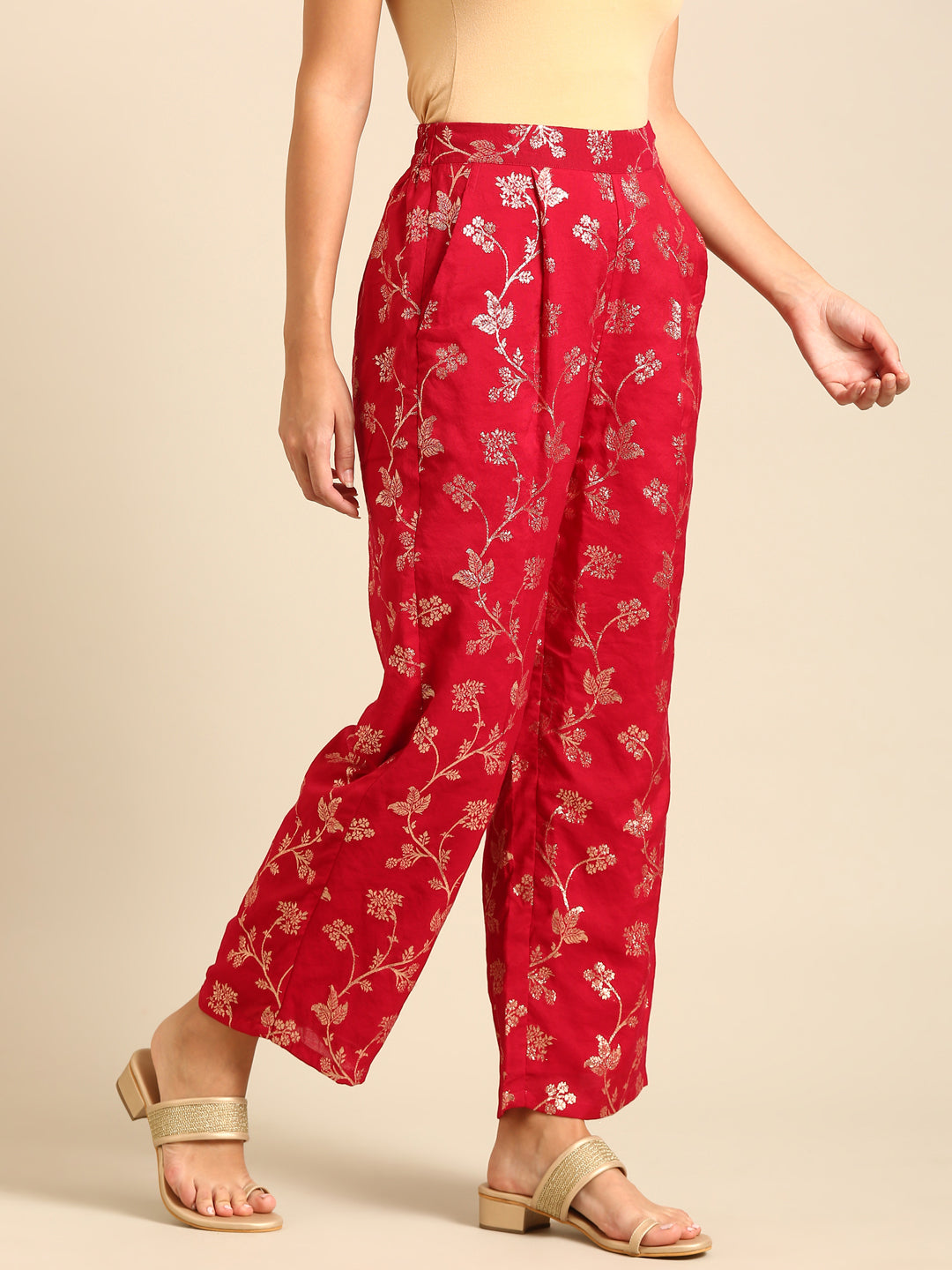 Co-Ord Set (Jacket & Palazzo)-Fuchsia - De Moza