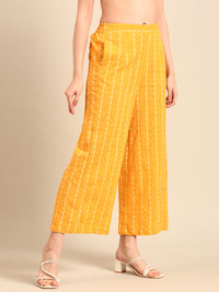 Culottes All Over Print-Yellow - De Moza