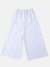 De Moza Girls Printed Palazzo Blue