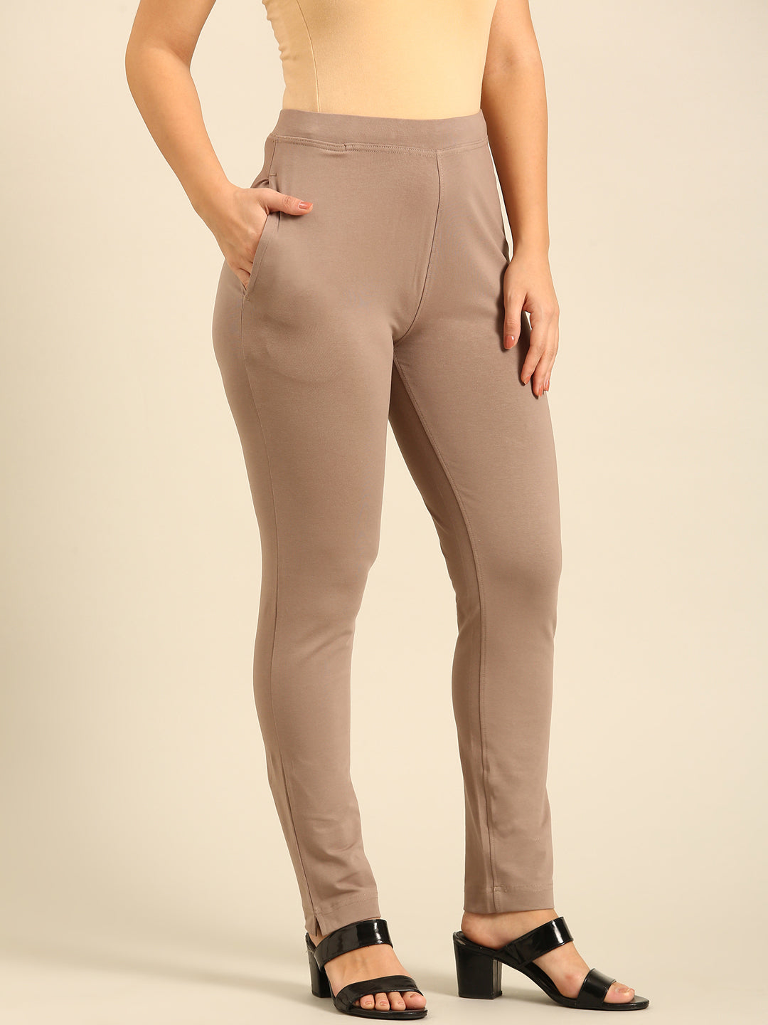 Kurti Pant-Taupe