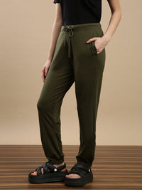De Moza Women Casual Jogger Olive