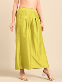 Co-Ord Set(Top & Palazzo)-Lime