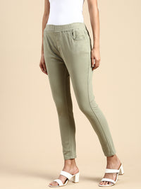 De Moza Women Jegging Mint Green