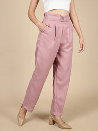 Paper Bag Pant-Rust