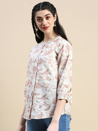 Tunic Top Printed-Clay - De Moza