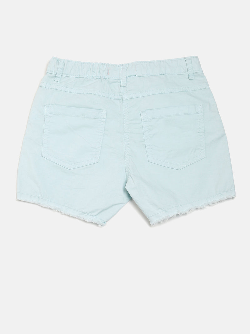 PIPIN Girls Denim Shorts Blue