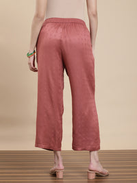 De Moza Women Co-ords with Pack of Top & Palazzo Dark Peach