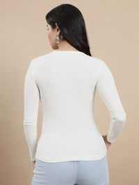 De Moza Women Casual Top Ecru