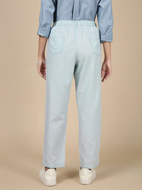Straight Pant-Ice Blue