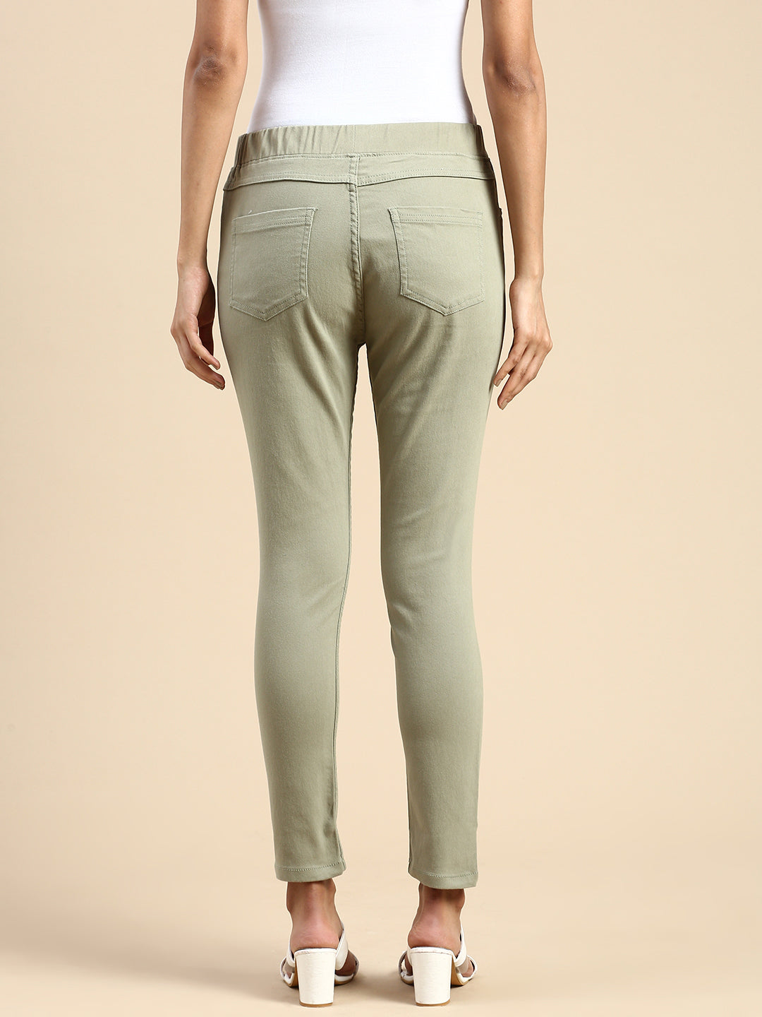 De Moza Women Jegging Mint Green