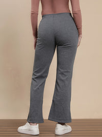 De Moza Women Casual Tregging Anthra Melange