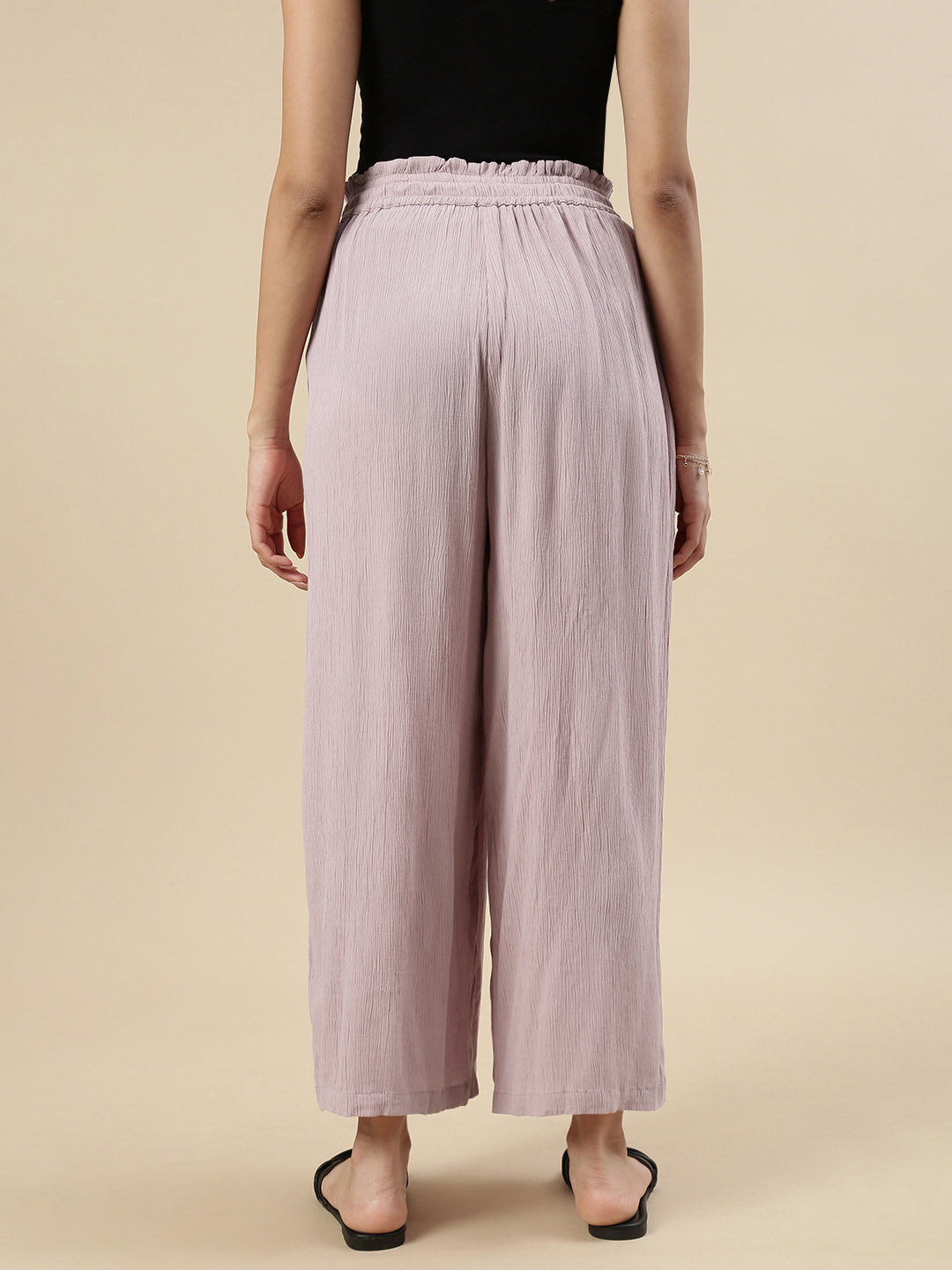 Flared Palazzo-Dusty Rose