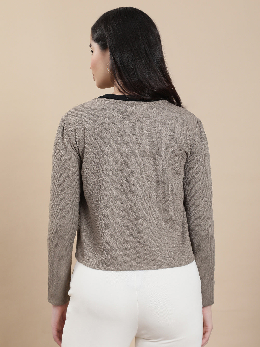 De Moza Women Casual Top Light Olive Green