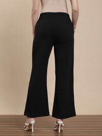 De Moza Women Casual Tregging Black