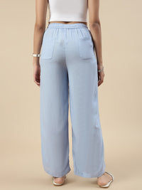 Co-Ord Set(Casual Top & Carpenter Pant)-Jeans Blue