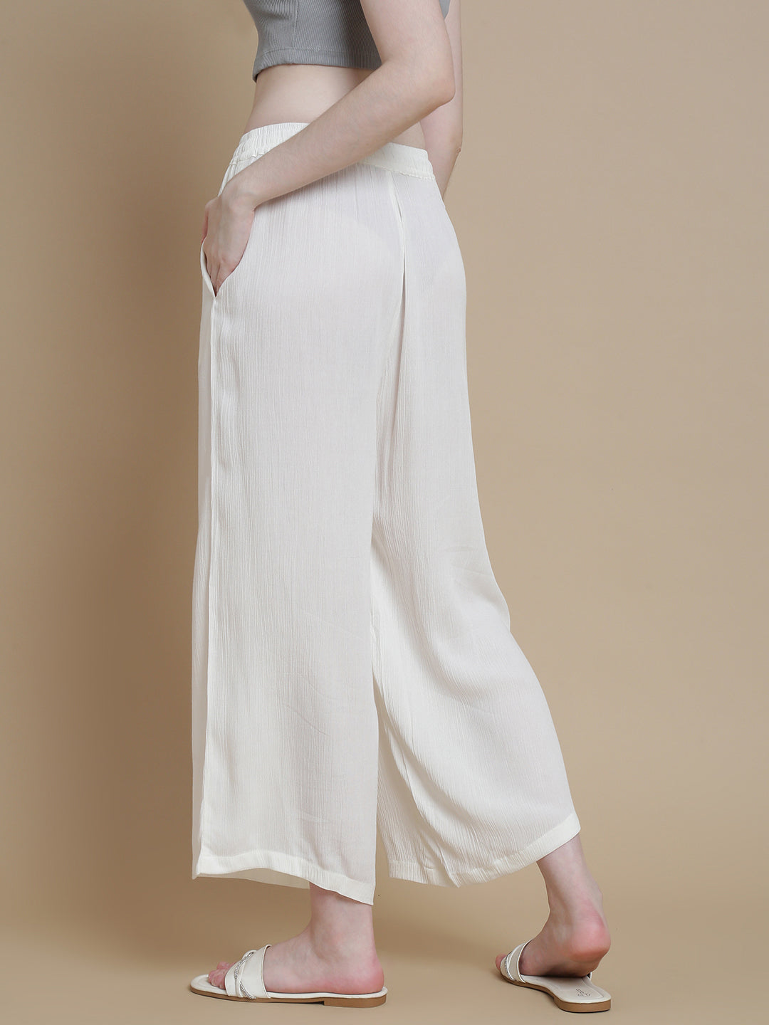 De Moza Women's Co-ords Offwhite - De Moza