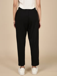 Straight Pant-Black