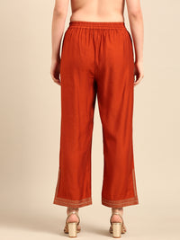 Palazzo-Rust Orange - De Moza