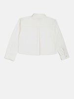 PIPIN Girls Shirt Cream