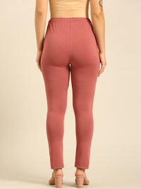Women's Needle Pants Dark Peach - De Moza
