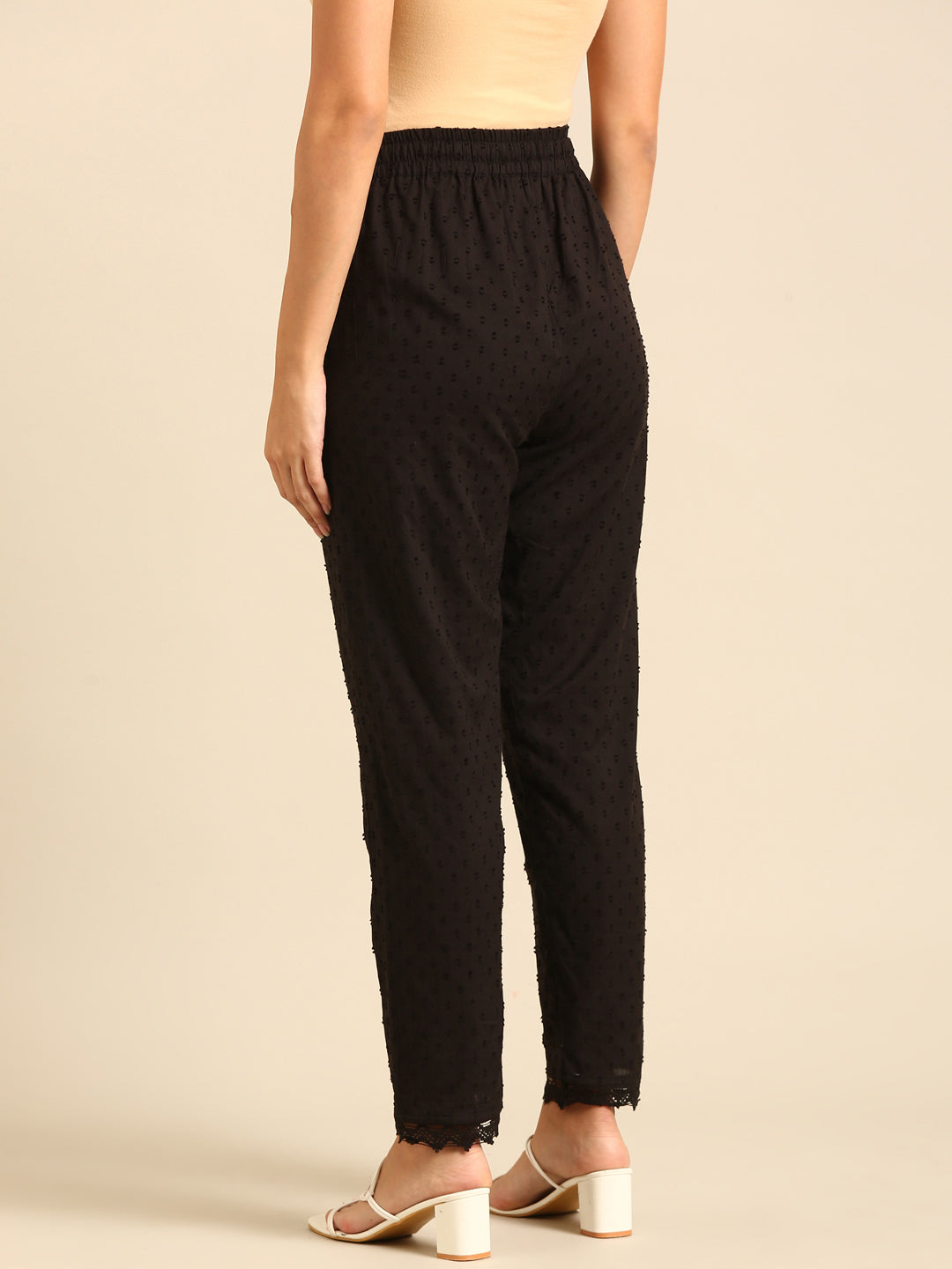 Straight Pant-Black - De Moza