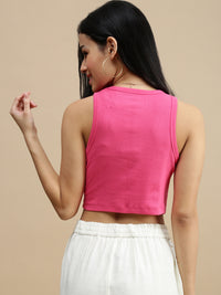 De Moza Women Casual Top Fuchsia