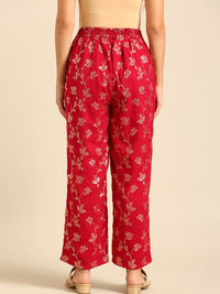 Co-Ord Set (Jacket & Palazzo)-Fuchsia - De Moza