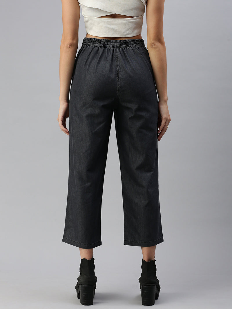 De Moza Women Palazzo Black