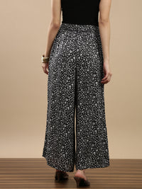 De Moza Women Casual Palazzo Black - De Moza