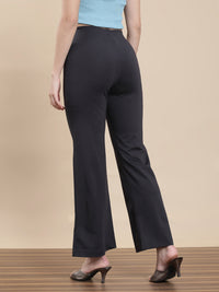 De Moza Women Casual Tregging Dark Grey