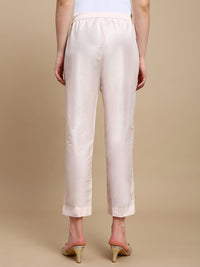 De Moza Women Casual Pants Rose Gold - De Moza