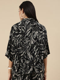 Co-ord Set (Top & Palazzo) - Black