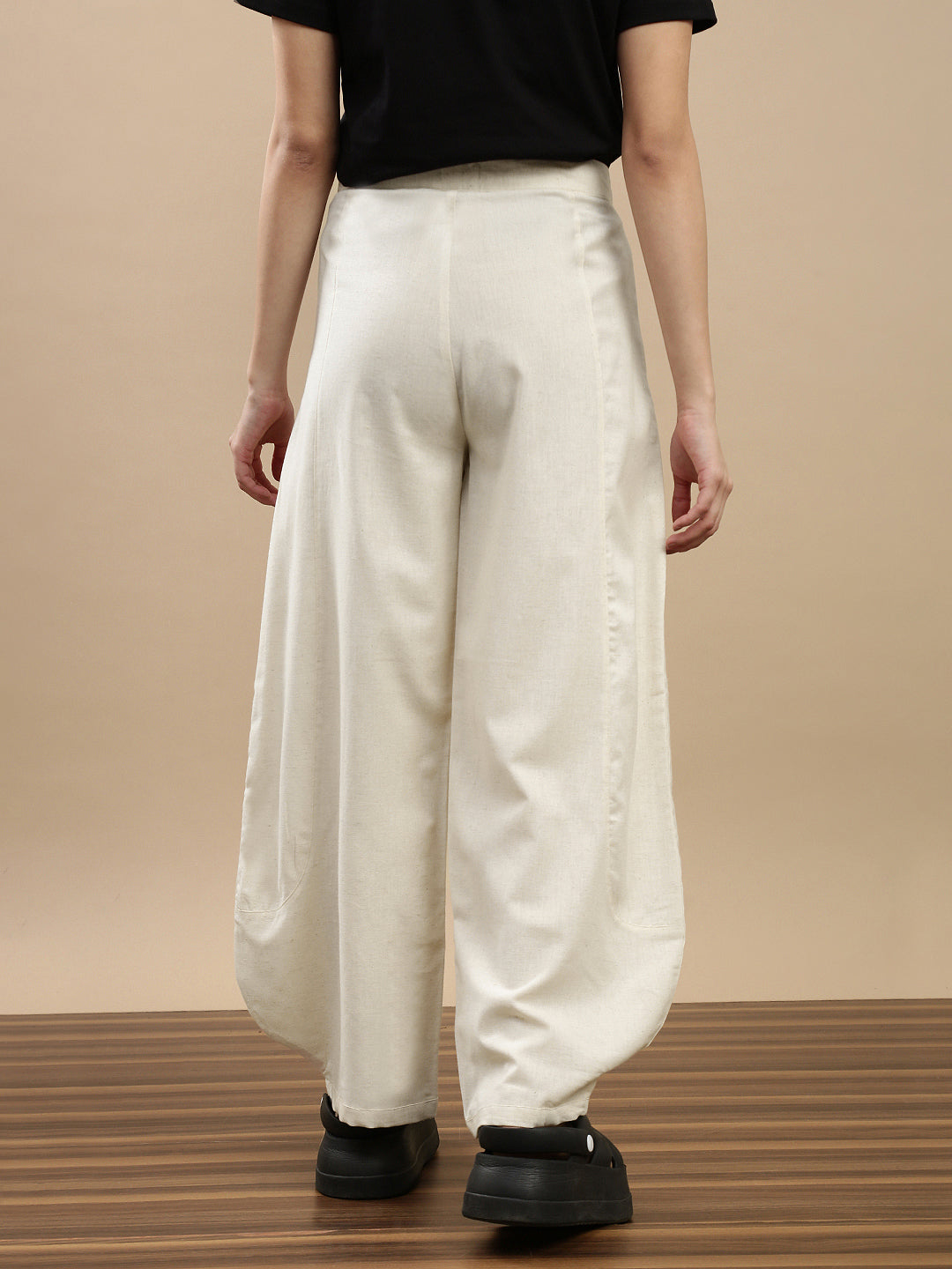 De Moza Women Casual Pants Natural