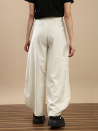 De Moza Women Casual Pants Natural