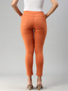 De Moza Women Jegging Rust Orange