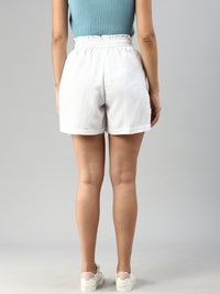 De Moza Women’s Shorts White
