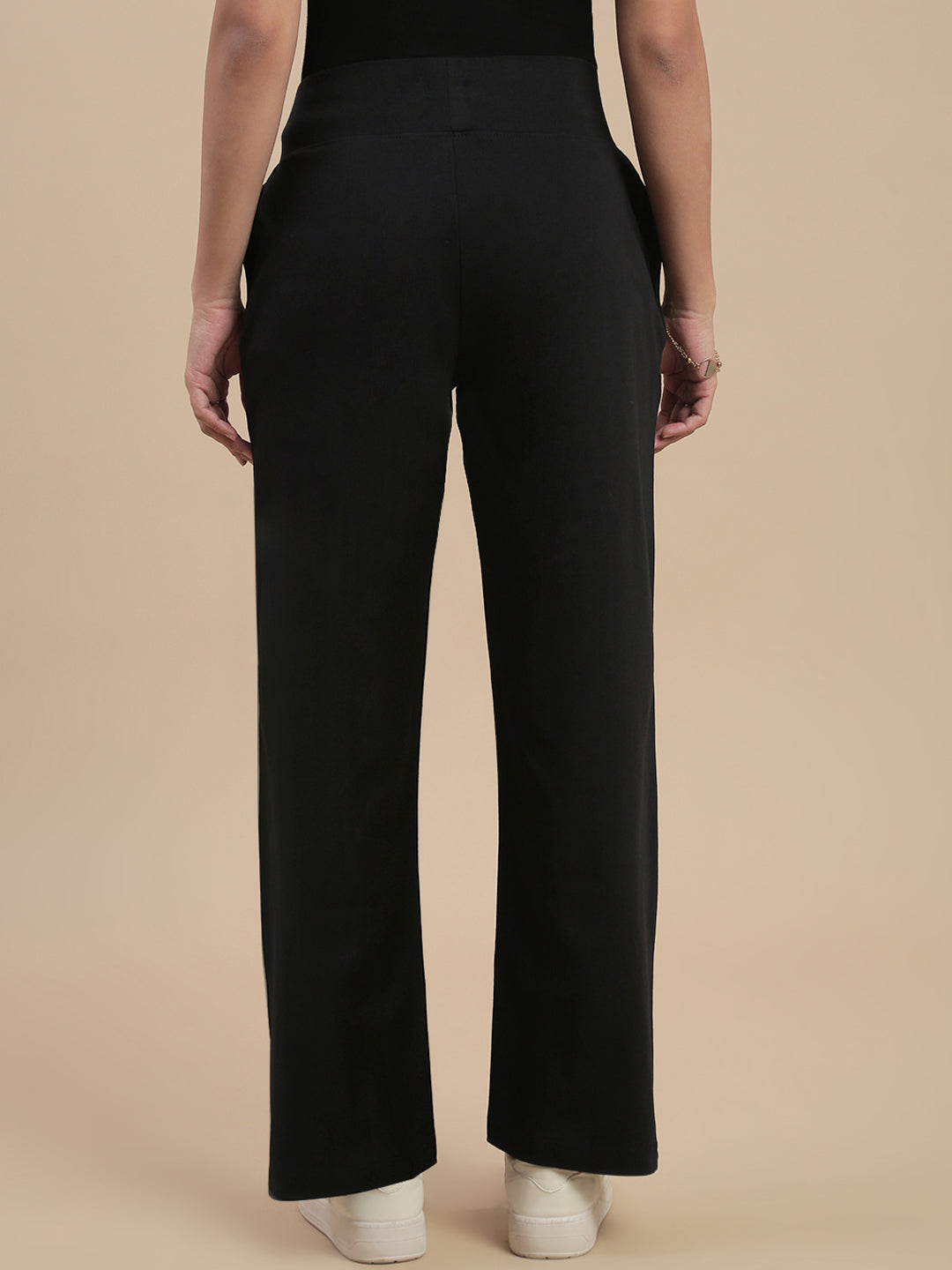 De Moza Women Casual Pants Black - De Moza