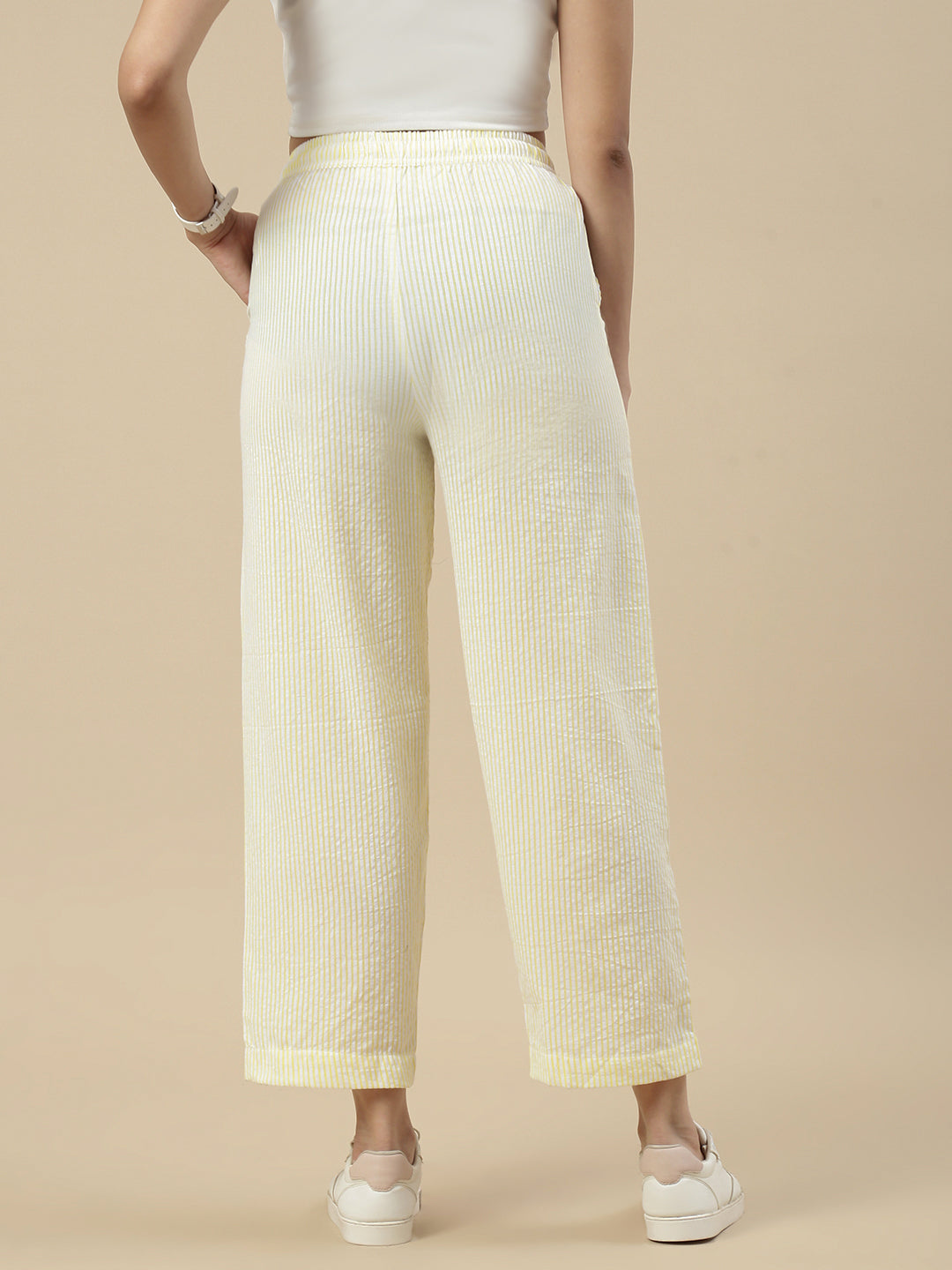 Casual Pant-Yellow