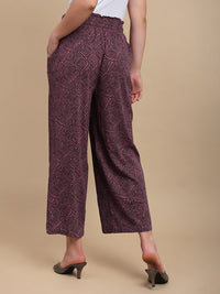 De Moza Women Casual Palazzo Dusty Pink - De Moza