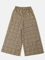 De Moza Girls Printed Palazzo Black