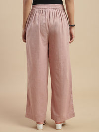 De Moza Women Casual Pants Light Peach - De Moza