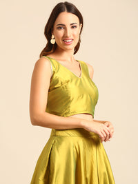 Blouse-Lime - De Moza