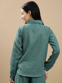 Co-ord Set (Top & Palazzo) - Dark Teal