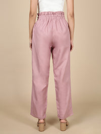 Paper Bag Pant-Rust