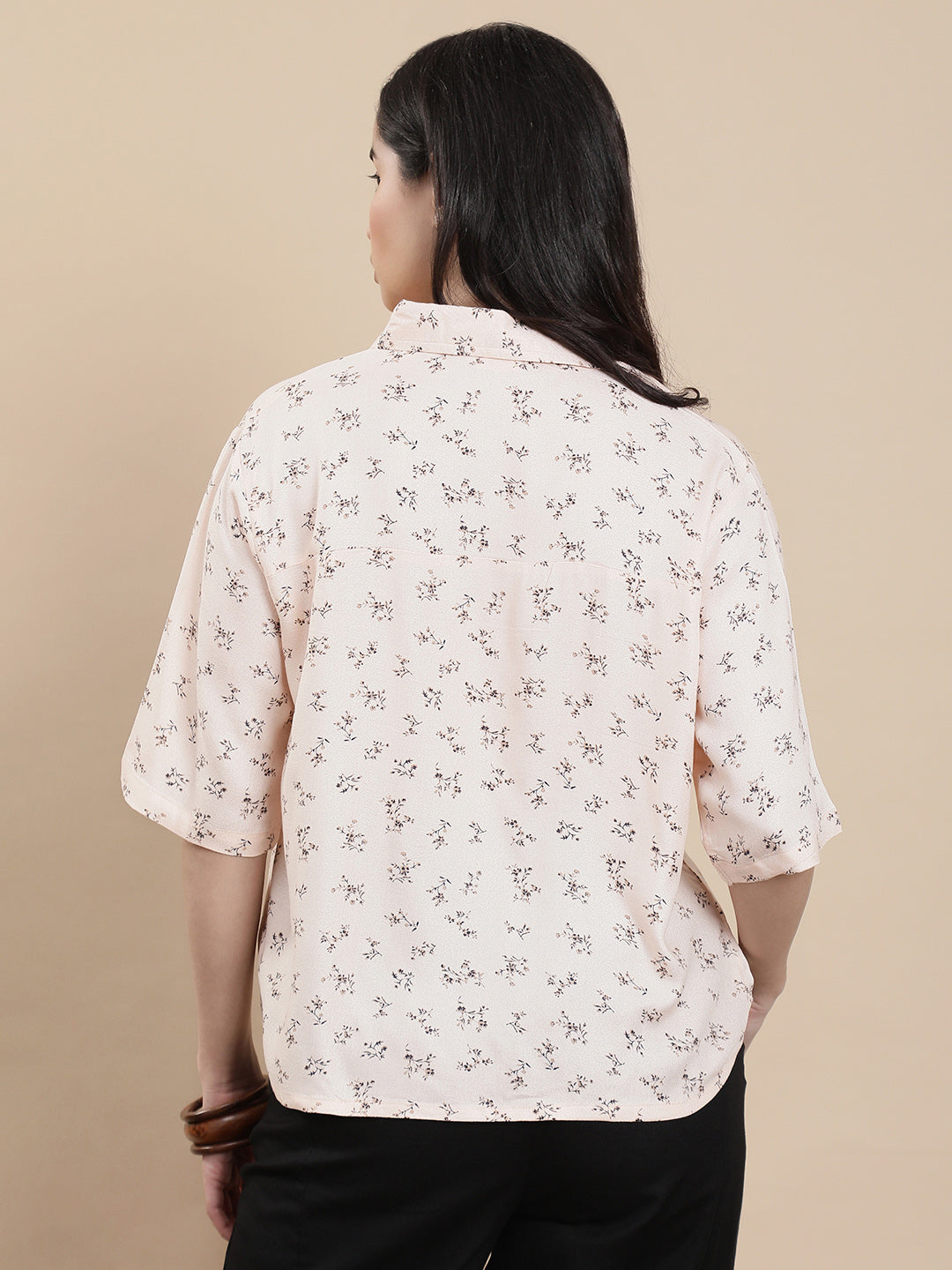 De Moza Women Casual Top Light Beige